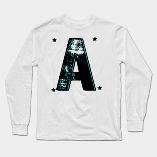 Alphat  A Dynamic Printed Design Long Sleeve T-Shirt